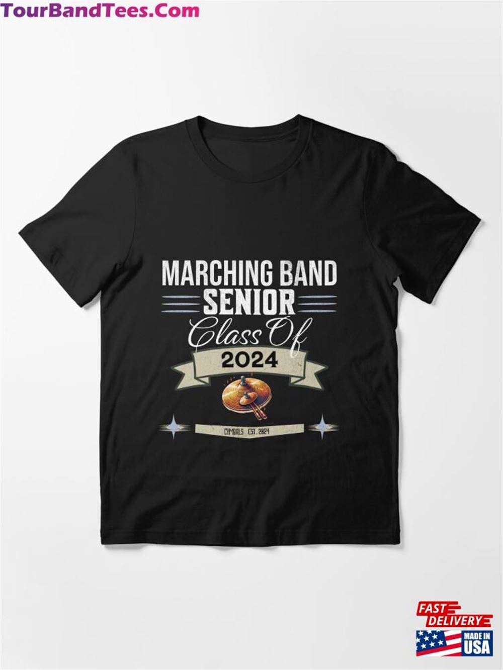 Marching Band Senior Class Of Cymbals Player Essential T-Shirt Sweatshirt 29Uf115776 – Utopia Fashion