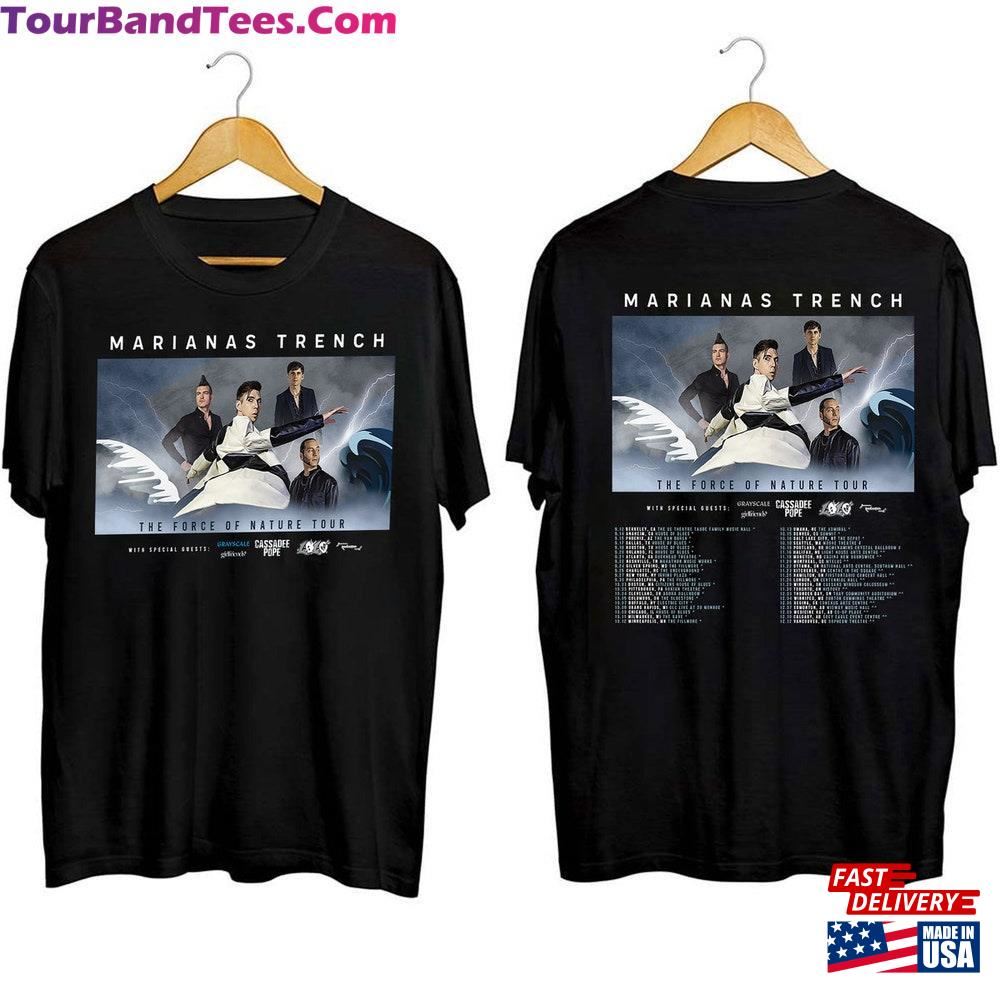 Marianas Trench The Force Of Nature Tour Shirt Concert Tee Band Classic Hoodie 29Uf096705 – Utopia Fashion