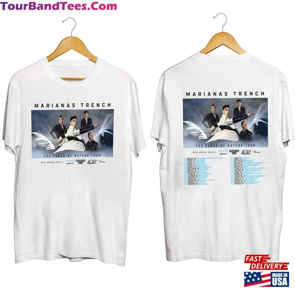 Marianas Trench The Force Of Nature Tour Shirt Concert Tee Band Classic Hoodie 29Uf096705 – Utopia Fashion