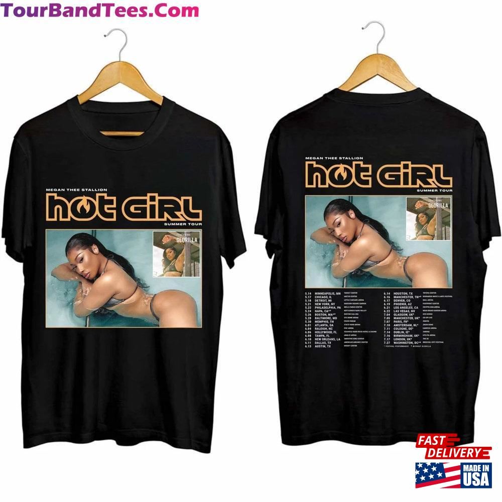 Megan Thee Stallion Hot Girl Summer Tour Shirt Fan T-Shirt Classic 29Uf096354 – Utopia Fashion