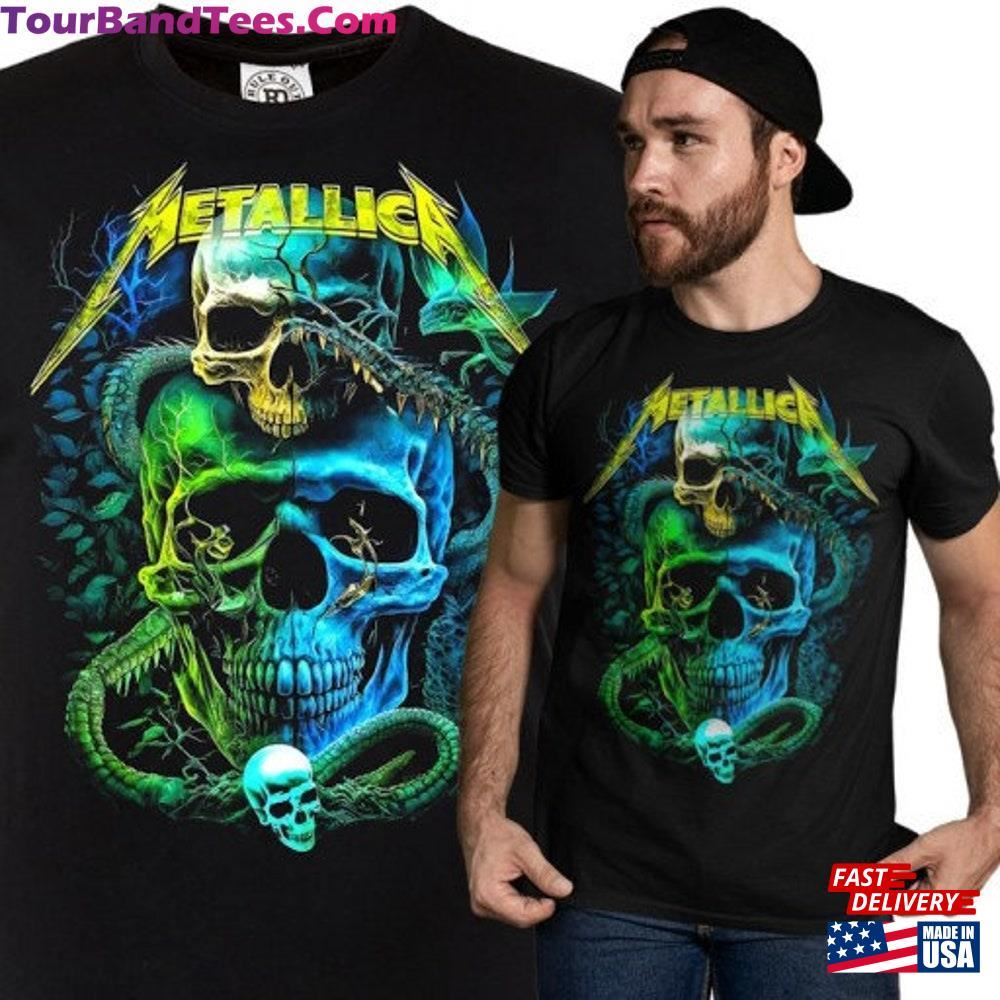 Metallica Rock Guitar Black Cotton T-Shirt Sweatshirt Classic 29Uf092649 – Utopia Fashion