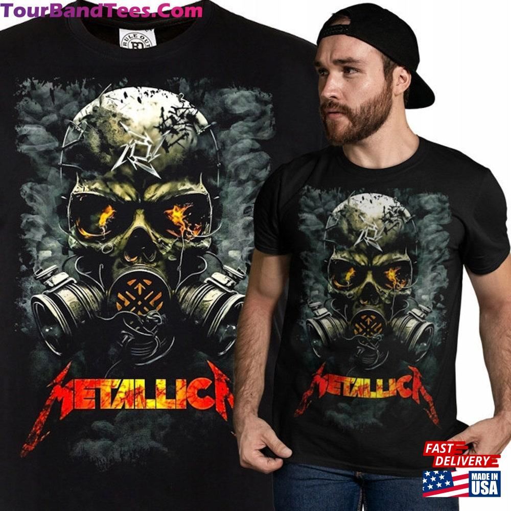 Metallica Rock Guitar Black Cotton T-Shirt Sweatshirt Classic 29Uf092649 – Utopia Fashion