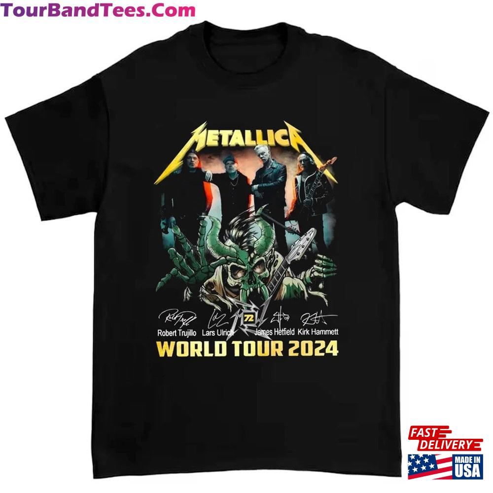 Metallica World Tour Unisex T Shirt Classic 29Uf117341 – Utopia Fashion