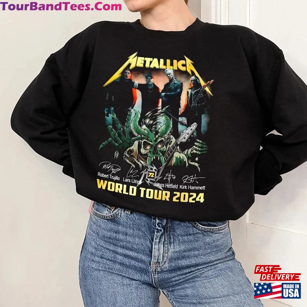 Metallica World Tour Unisex T Shirt Classic 29Uf117341 – Utopia Fashion