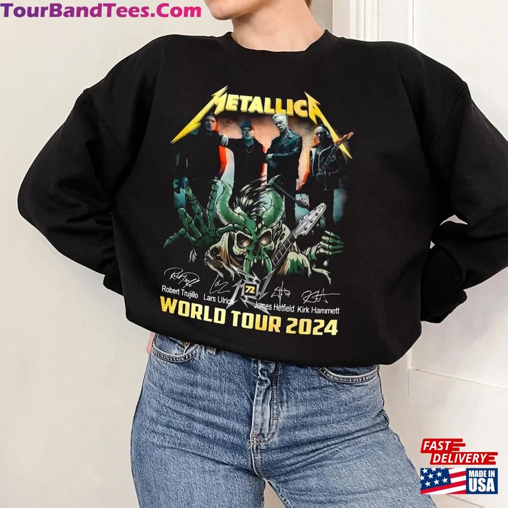 Metallica World Tour Unisex T Shirt T-Shirt Sweatshirt 29Uf098065 – Utopia Fashion