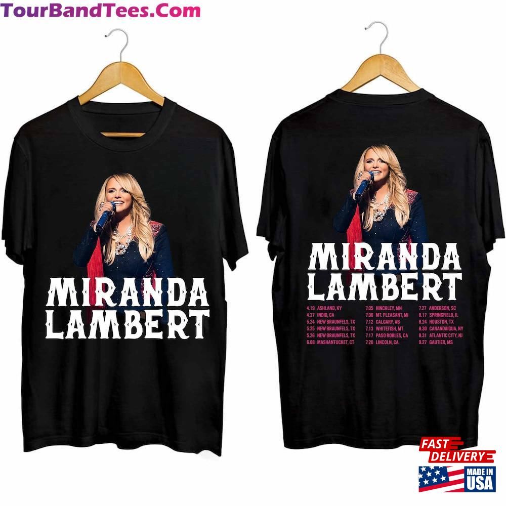 Miranda Lambert Tour Shirt Fan Country Music T-Shirt Classic 29Uf097164 – Utopia Fashion