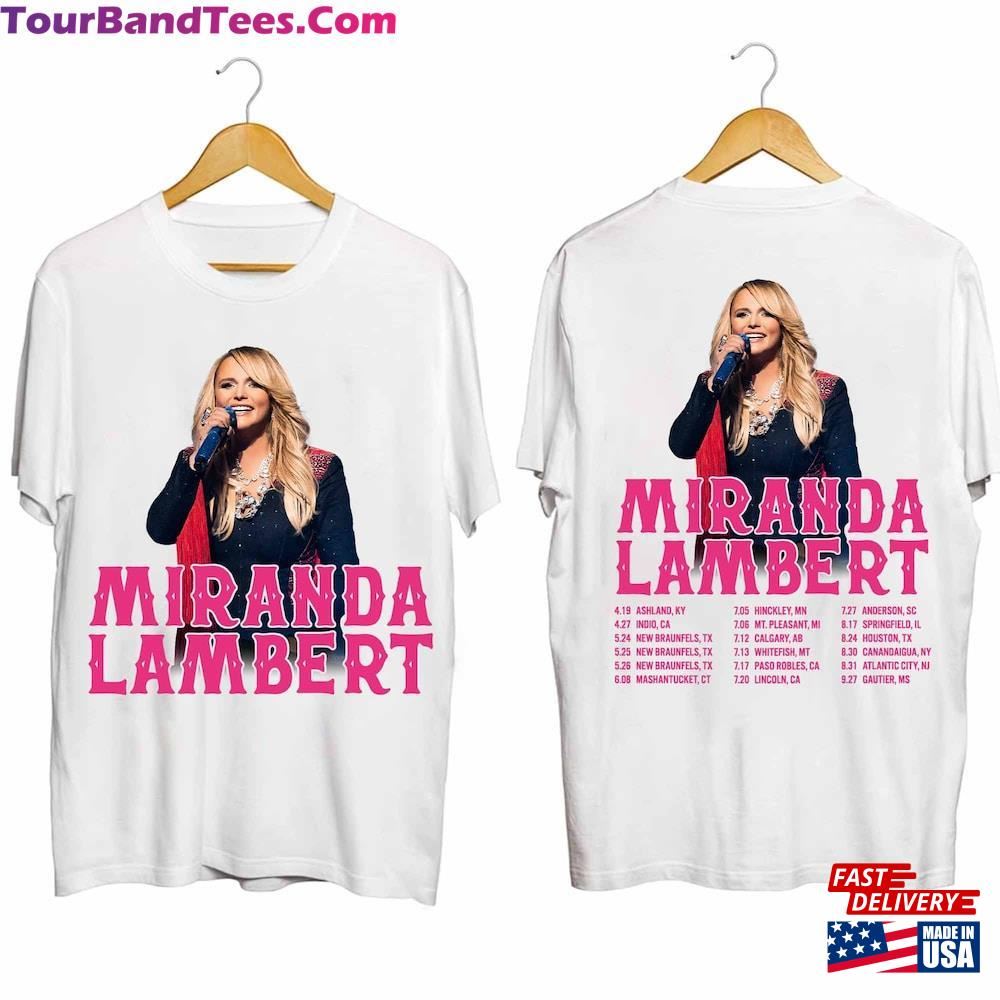 Miranda Lambert Tour Shirt Fan Country Music T-Shirt Classic 29Uf097164 – Utopia Fashion