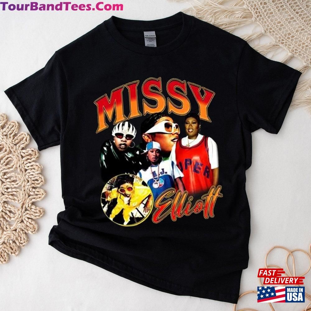 Missy Elliot Singer Graphic Tee Unisex Shirt Music Tour Classic T-Shirt 29Uf096108 – Utopia Fashion