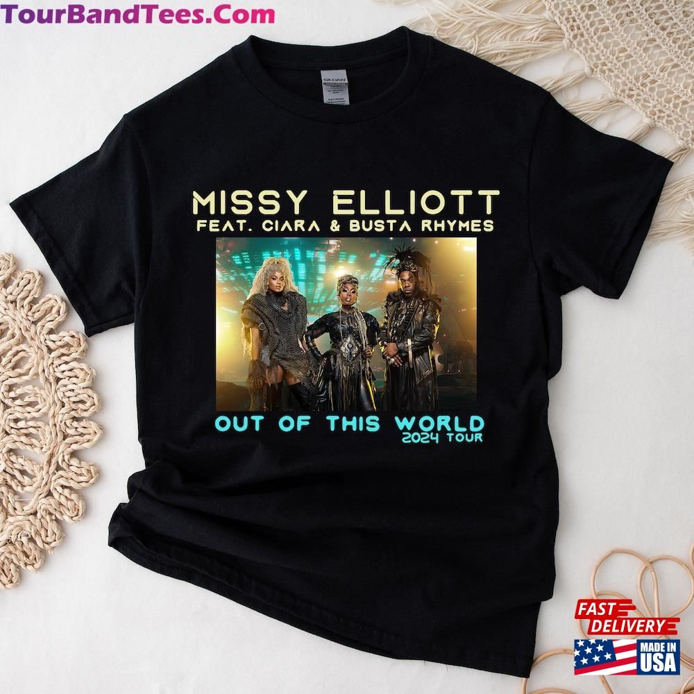 Missy Elliott Tour Feat Ciara Amp Busta Concert Unisex Shirt T-Shirt 29Uf115605 – Utopia Fashion