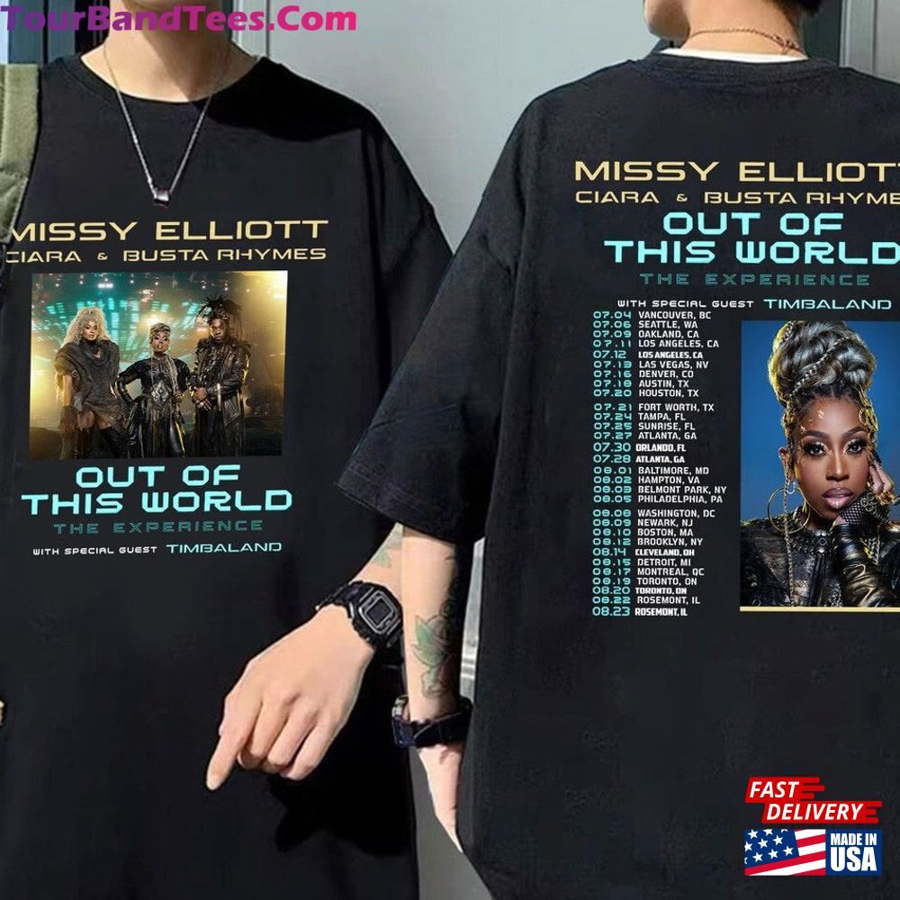 Missy Elliott Tour X Ciara Amp Busta Shirt Out Of This World Classic Hoodie 29Uf102176 – Utopia Fashion