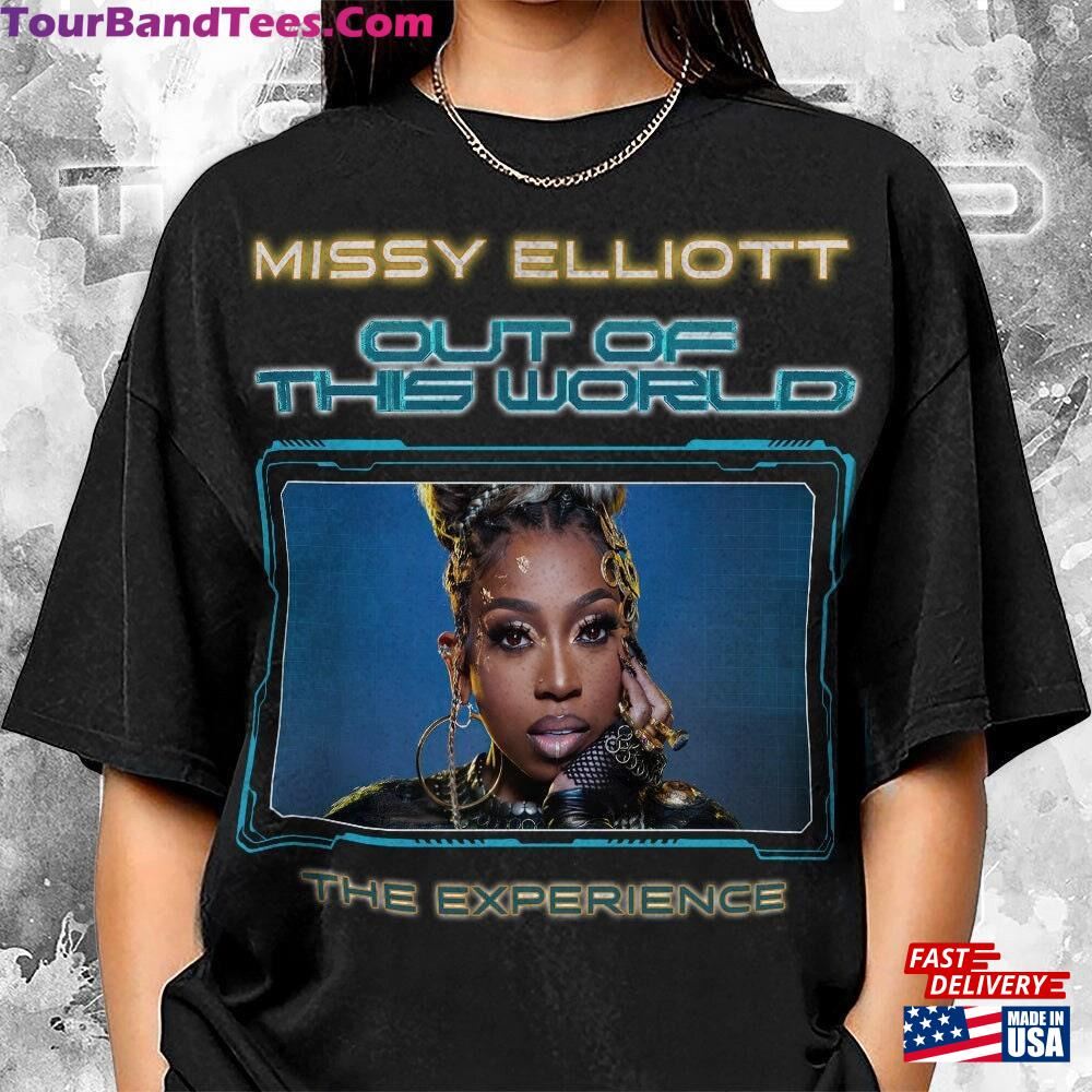 Missy Elliott 90S Shirt Music Tour Art Out Of This World Concert Tickets Y2K Graphic Tee For Fan Sweatshirt Classic 29Uf112781 – Utopia Fashion