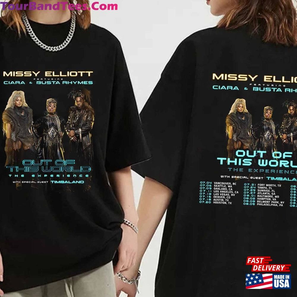 Missy Elliott Out Of This World Tour Shirt Fan Classic T-Shirt 29Uf111948 – Utopia Fashion