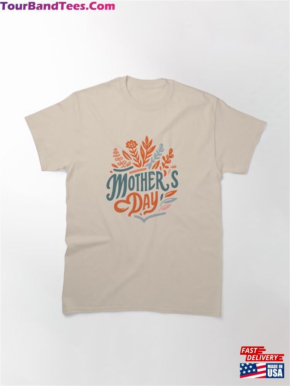 Mothers Day Botanical Typographic Lettering Classic T-Shirt Unisex 29Uf106132 – Utopia Fashion