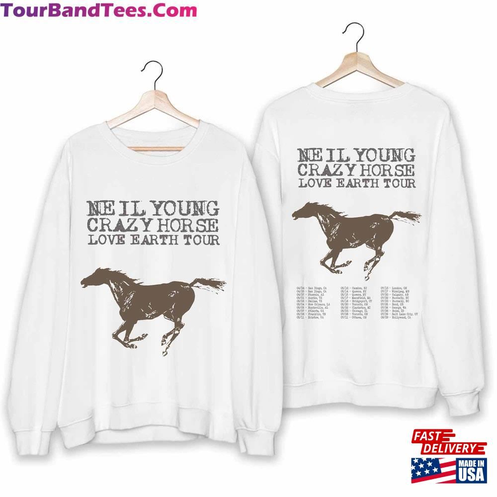 Neil Young And Crazy Horse Tour Shirt Fan Concert Classic Hoodie 29Uf112308 – Utopia Fashion