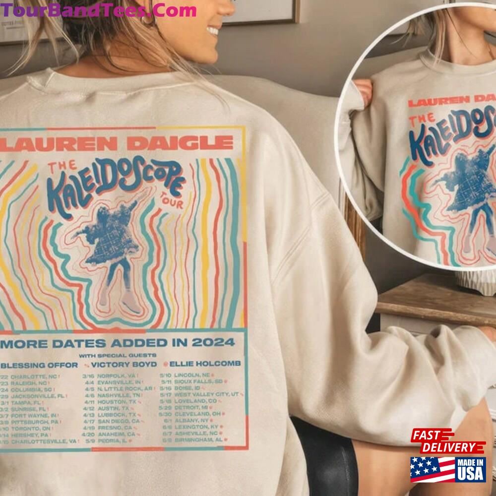 New Lauren Daigle The Kaleidoscope Tour T-Shirt Sweatshirt Concert Album Music 29Uf115613 – Utopia Fashion