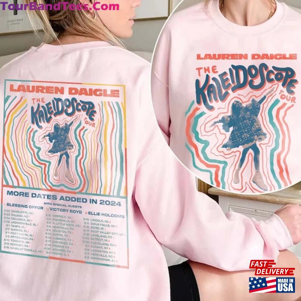 New Lauren Daigle The Kaleidoscope Tour T-Shirt Sweatshirt Concert Album Music 29Uf115613 – Utopia Fashion