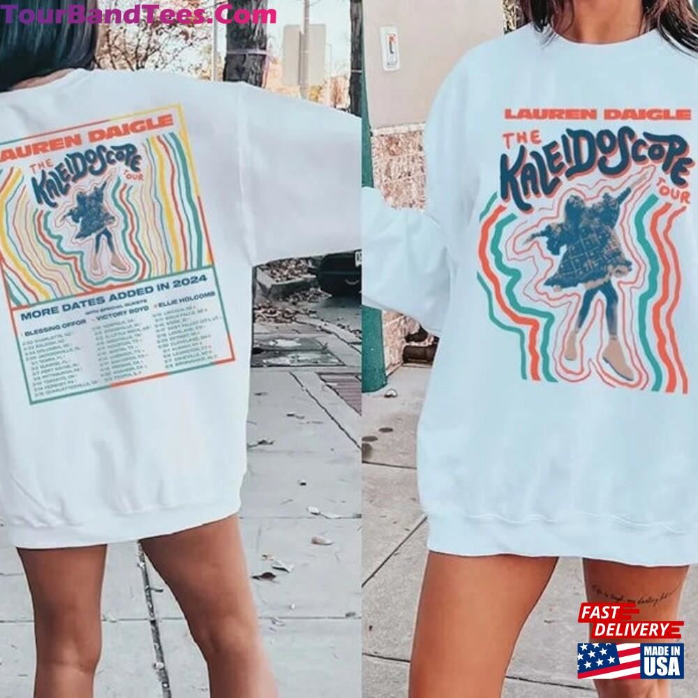 New Lauren Daigle The Kaleidoscope Tour T-Shirt Sweatshirt Concert Album Music Unisex Classic 29Uf115869 – Utopia Fashion