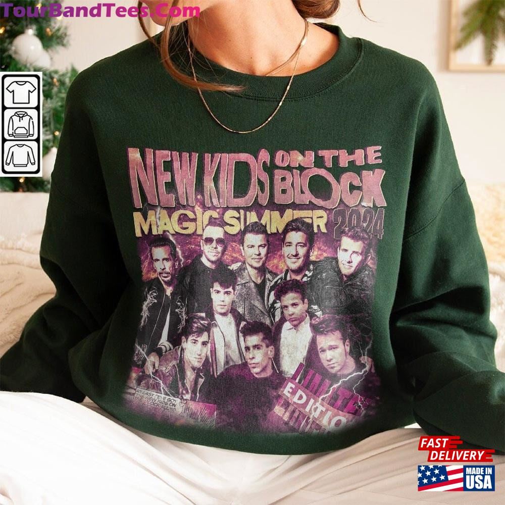 New Kids On The Block Magic Summer Tour 90S Shirt Nkotb Vintage T-Shirt Sweatshirt 29Uf096261 – Utopia Fashion