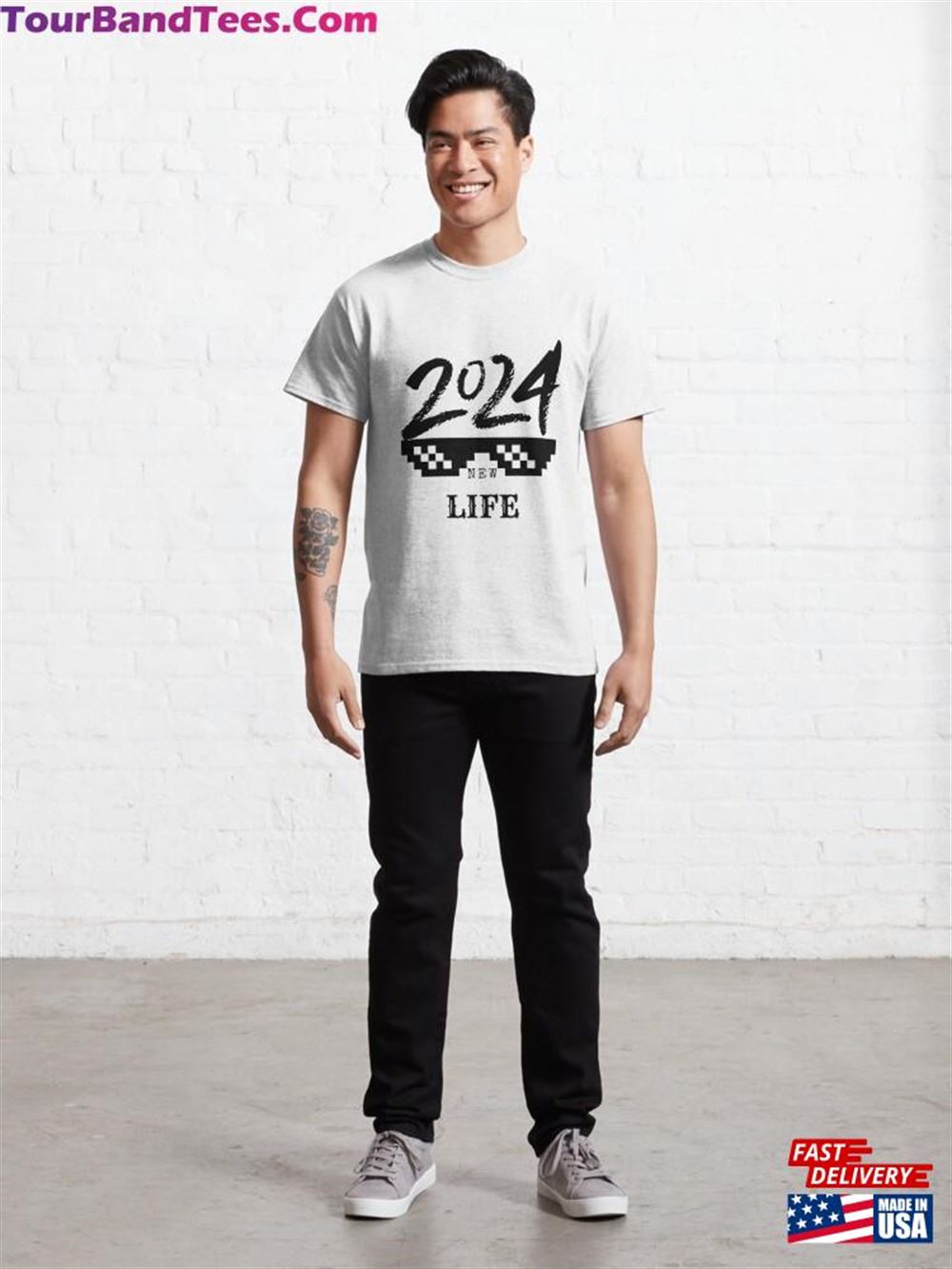 New Life Classic T-Shirt Unisex 29Uf097530 – Utopia Fashion