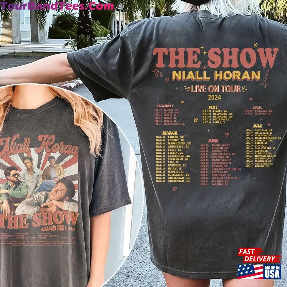 Niall Horan Tracklist Graphic Shirt The Show Live On Tour Hoodie Sweatshirt 29Uf110979 – Utopia Fashion