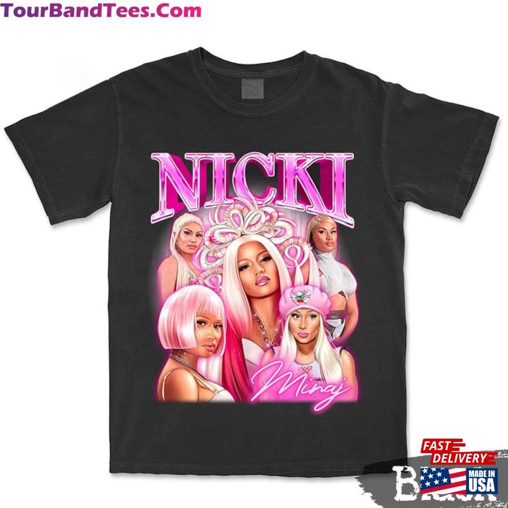 Nicki Mi Naj Classic 90S T-Shirt Pink Friday Tour Sweatshirt 29Uf111743 – Utopia Fashion