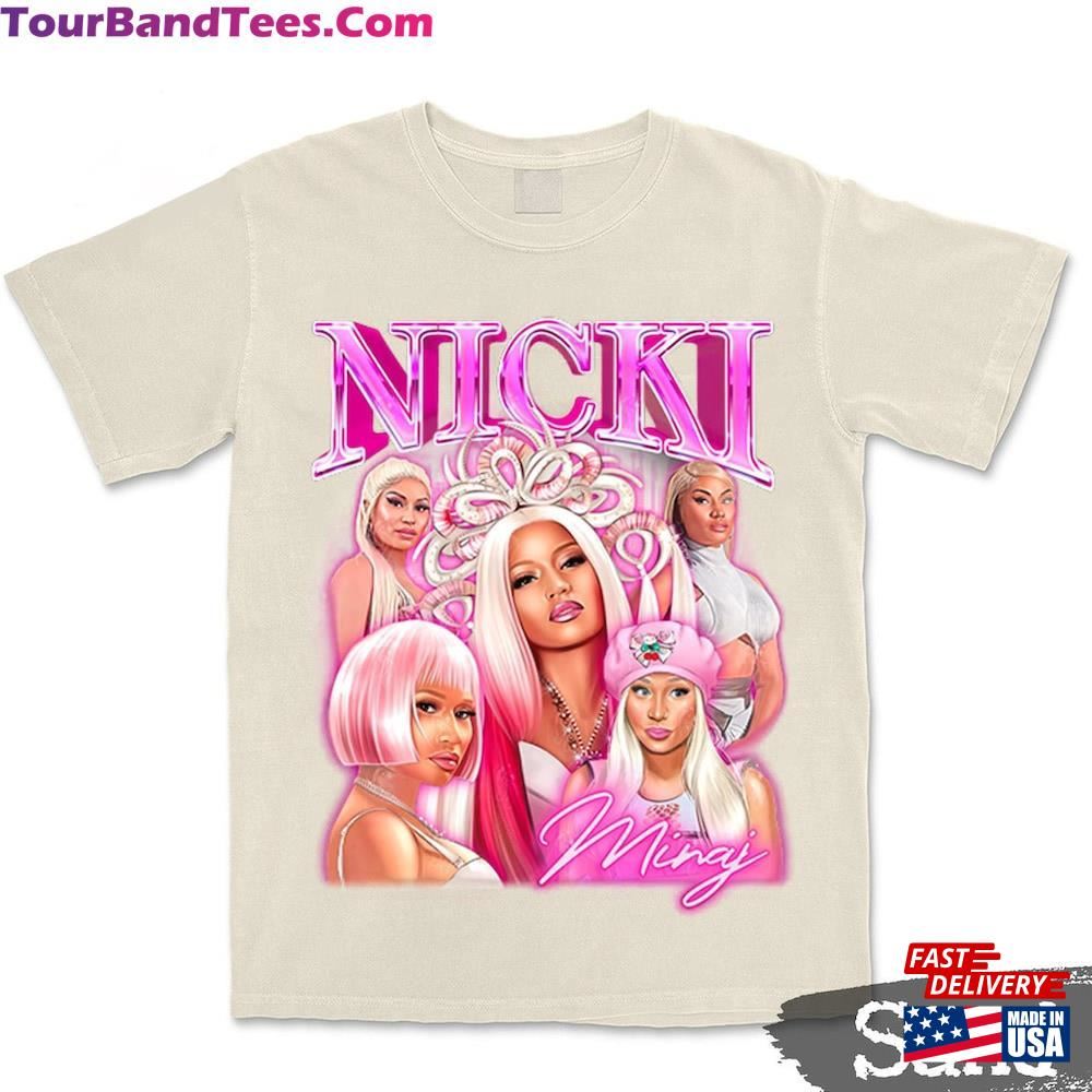 Nicki Mi Naj Classic 90S T-Shirt Pink Friday Tour Sweatshirt 29Uf111743 – Utopia Fashion