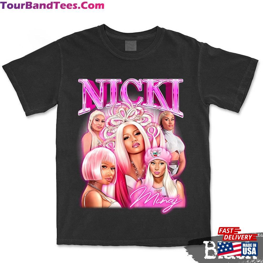 Nicki Mi Naj Classic 90S T-Shirt Pink Friday Tour Sweatshirt 29Uf111791 – Utopia Fashion