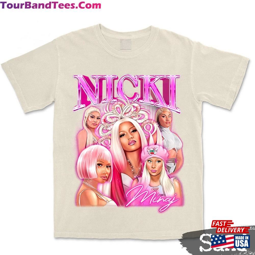 Nicki Mi Naj Classic 90S T-Shirt Pink Friday Tour Sweatshirt 29Uf111791 – Utopia Fashion