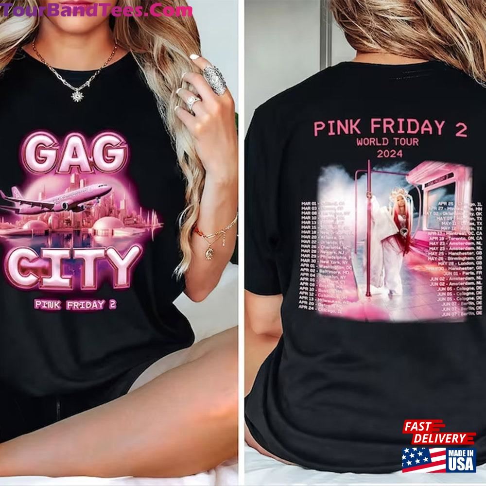 Nicki Minaj Pink Friday Tour Shirt Gag City World Unisex Classic 29Uf102315 – Utopia Fashion