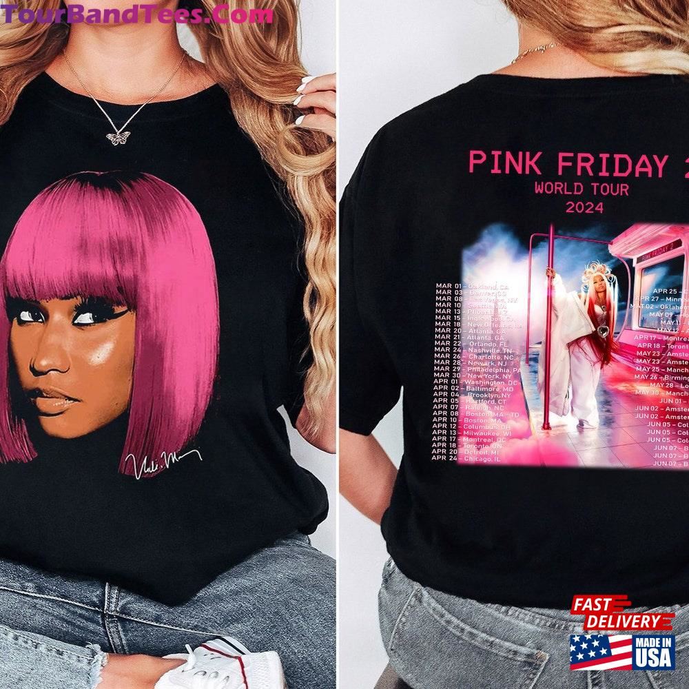 Nicki Minaj Tour Shirt Pink Friday Sweatshirt Hoodie 29Uf116468 – Utopia Fashion