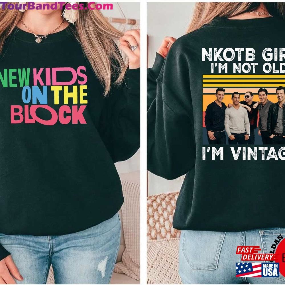 Nkotb Girl Sweatshirt Vintage Girls Shirt New Kids On The Block Tshirt Hoodie Unisex 29Uf098007 – Utopia Fashion