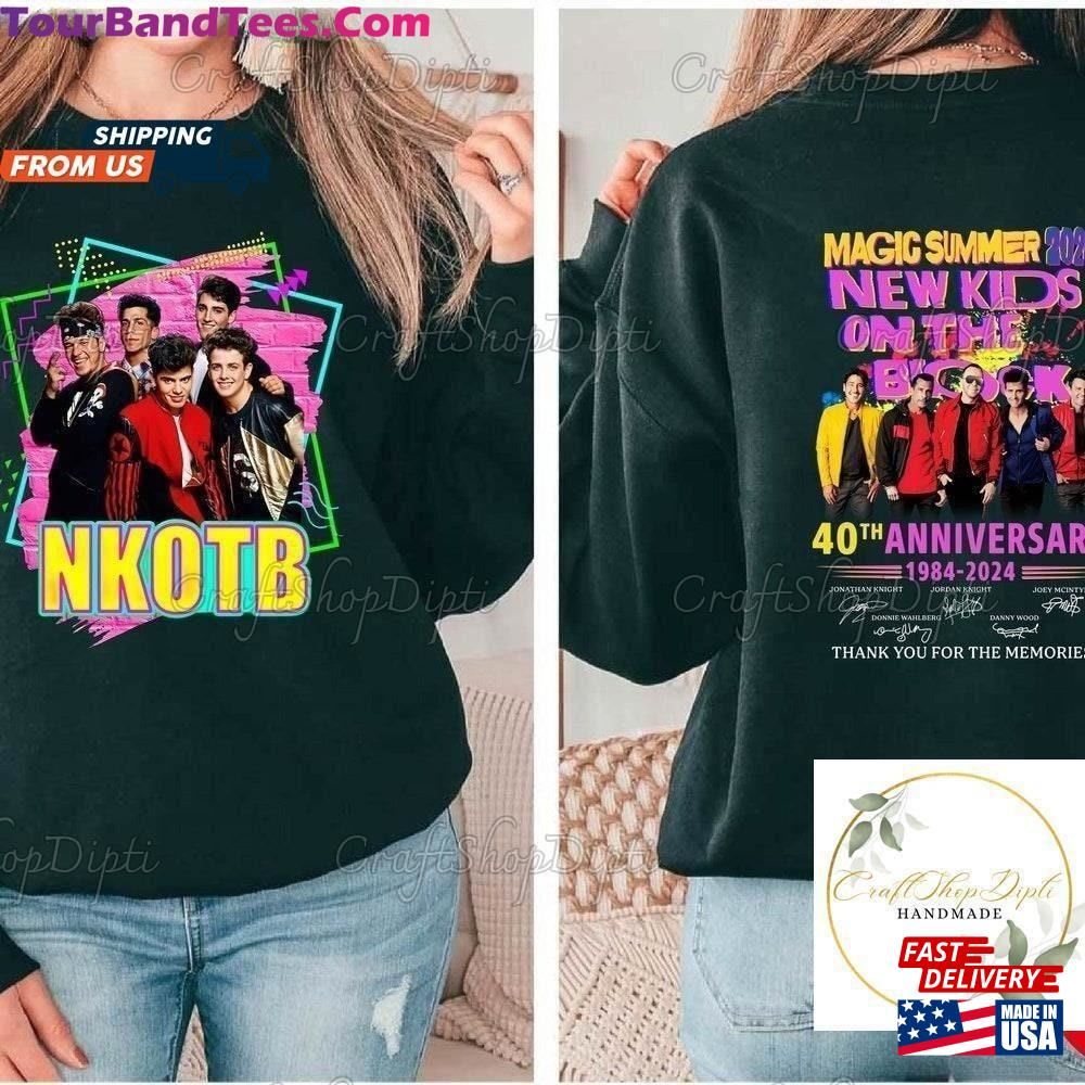 Nkotb Magic Summer 40Th Anniversary Shirt New Kids On The Block Sweatshirt Hoodie Classic 29Uf096415 – Utopia Fashion