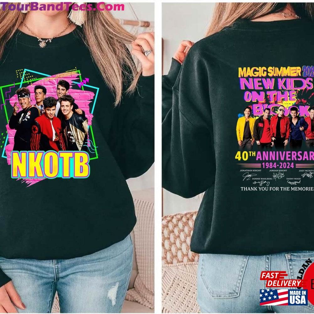 Nkotb Magic Summer 40Th Anniversary Shirt New Kids On The Block Sweatshirt T-Shirt Hoodie 29Uf092082 – Utopia Fashion