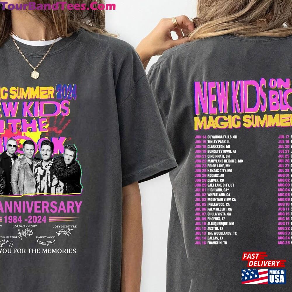 Nkotb Magic Summer Shirt New Kids On The Block Classic T-Shirt 29Uf117869 – Utopia Fashion