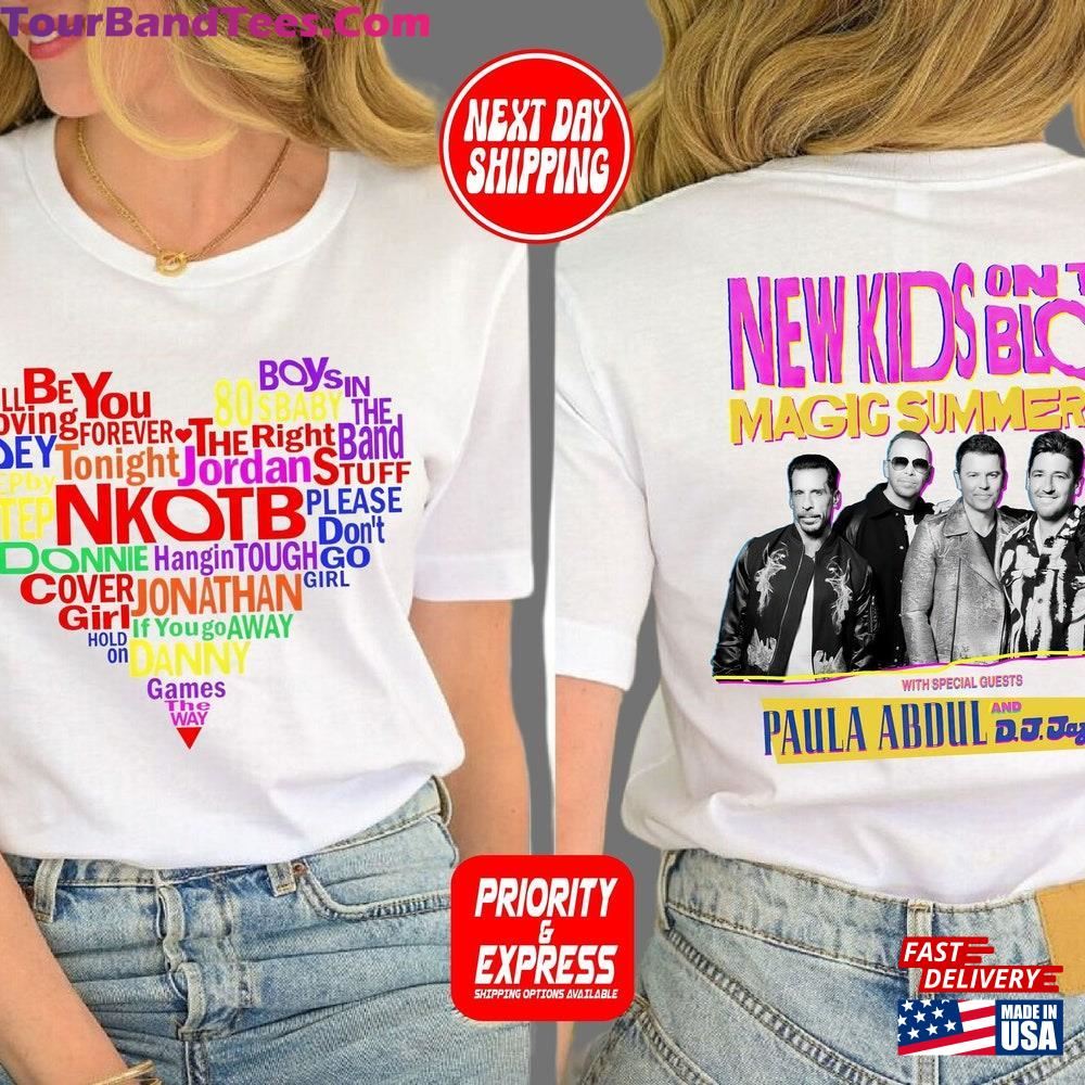 Nkotb Magic Summer Shirt New Kids On The Block Vintage Group Hoodie Sweatshirt 29Uf106763 – Utopia Fashion