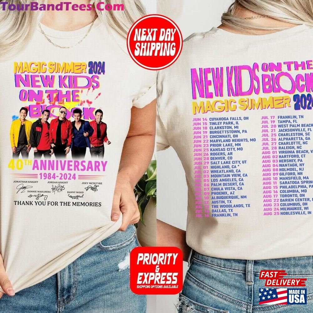 Nkotb Magic Summer Shirt New Kids On The Block Vintage Group Unisex Classic 29Uf092655 – Utopia Fashion