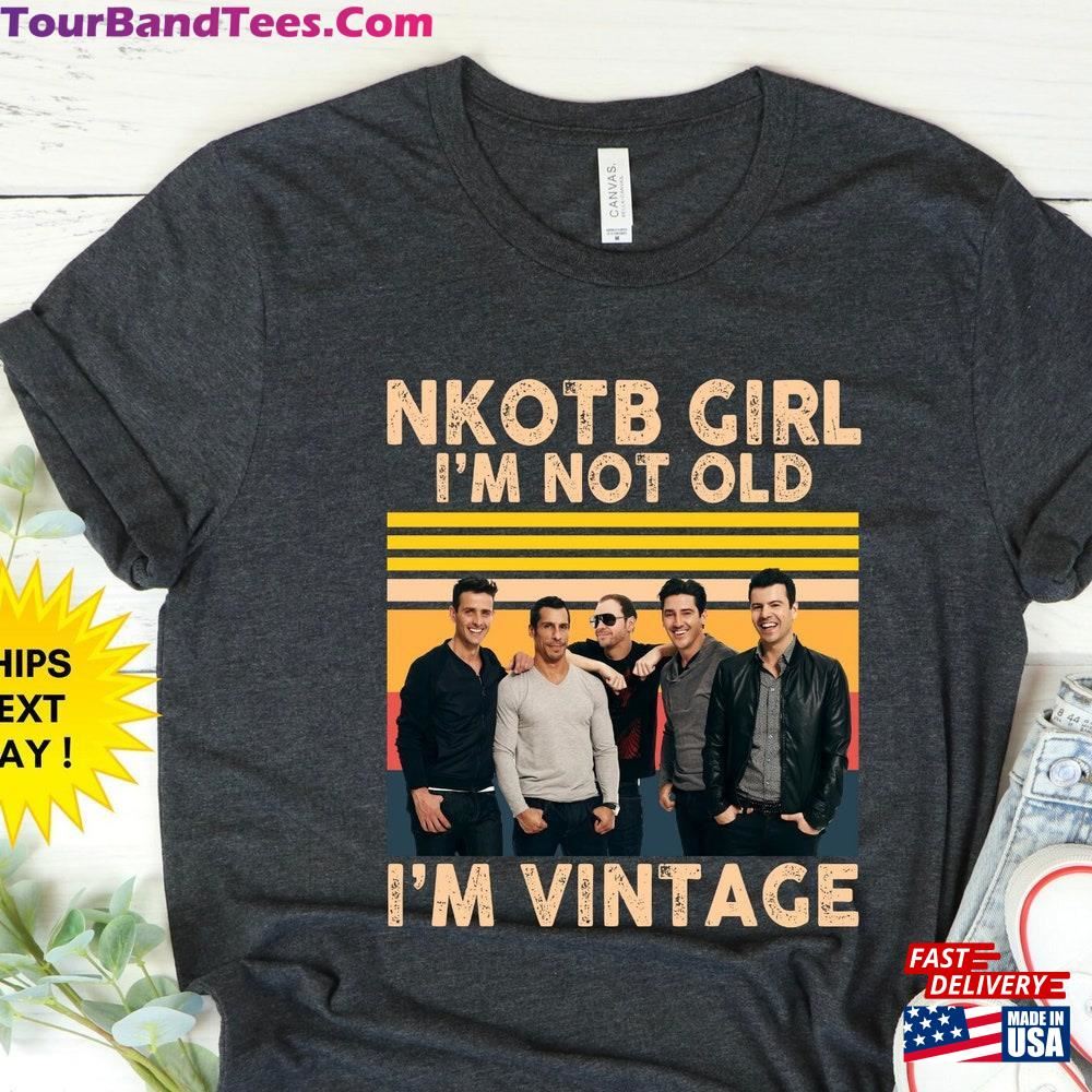 Nkotb Vintage Girl Shirt New Kids On The Block T-Shirt Classic Rock Concert Tee Hoodie 29Uf106307 – Utopia Fashion