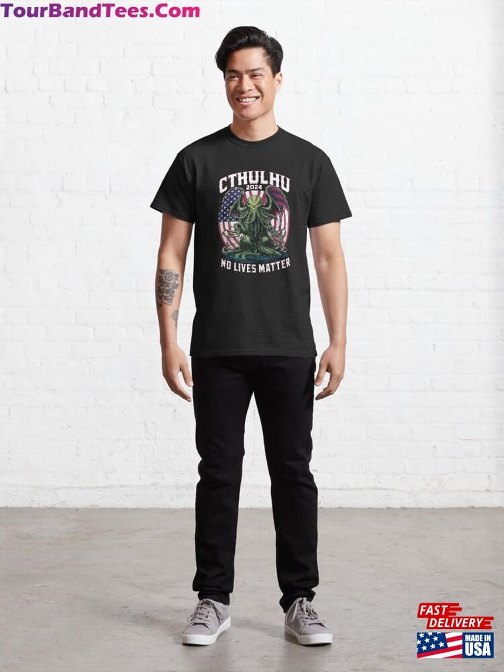 No Lives Matter Cthulhu Funny Cosmic Horror Classic T-Shirt 29Uf106955 – Utopia Fashion