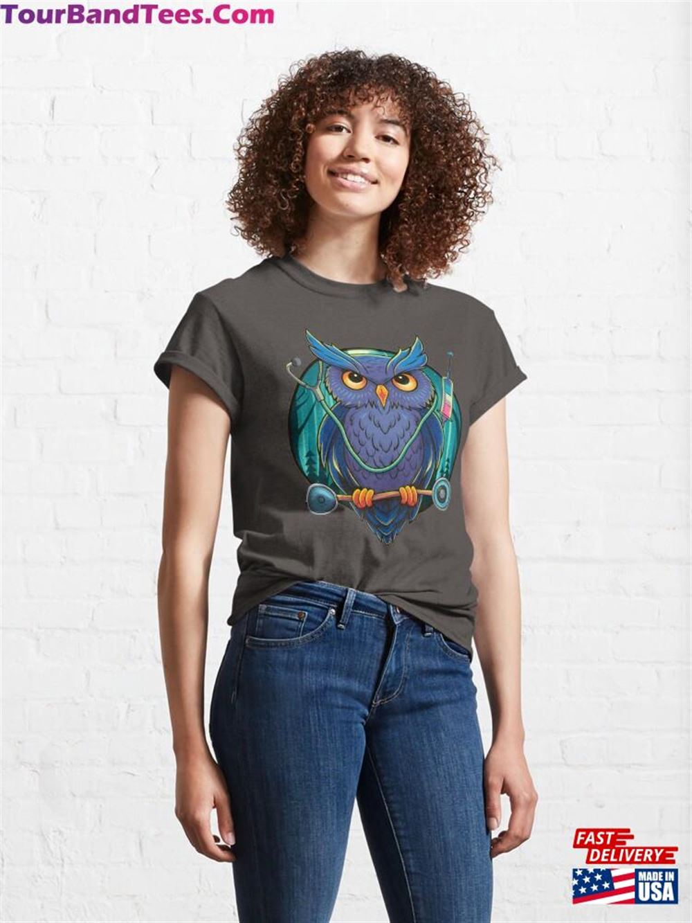 Nurse Owl Classic T-Shirt Sweatshirt Unisex 29Uf096577 – Utopia Fashion