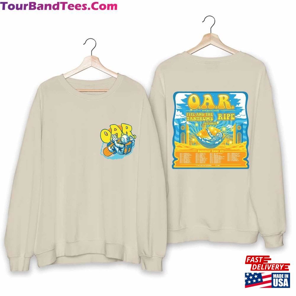 O A R Summer Tour Shirt Band Fan Concert Unisex Sweatshirt 29Uf097307 – Utopia Fashion