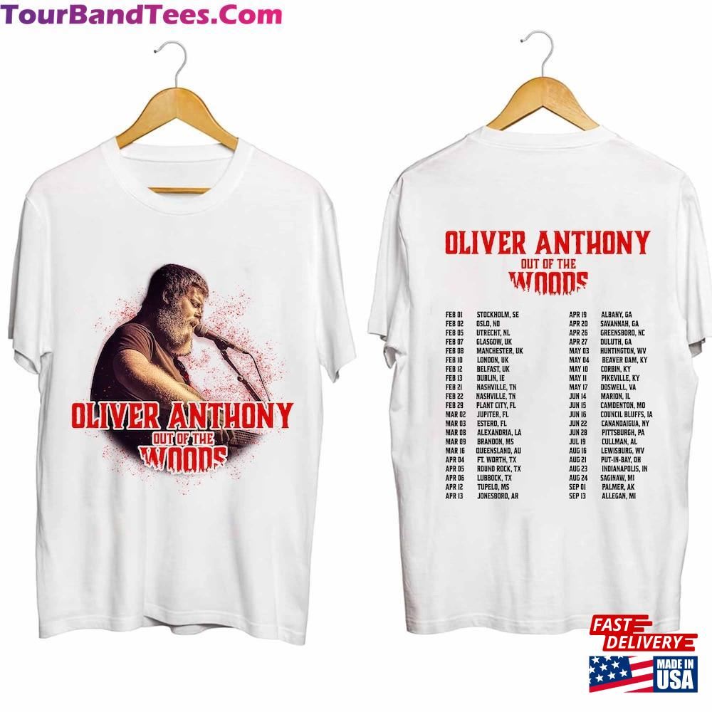 Oliver Anthony Out Of The Woods Tour Shirt Fan Unisex T-Shirt 29Uf093040 – Utopia Fashion