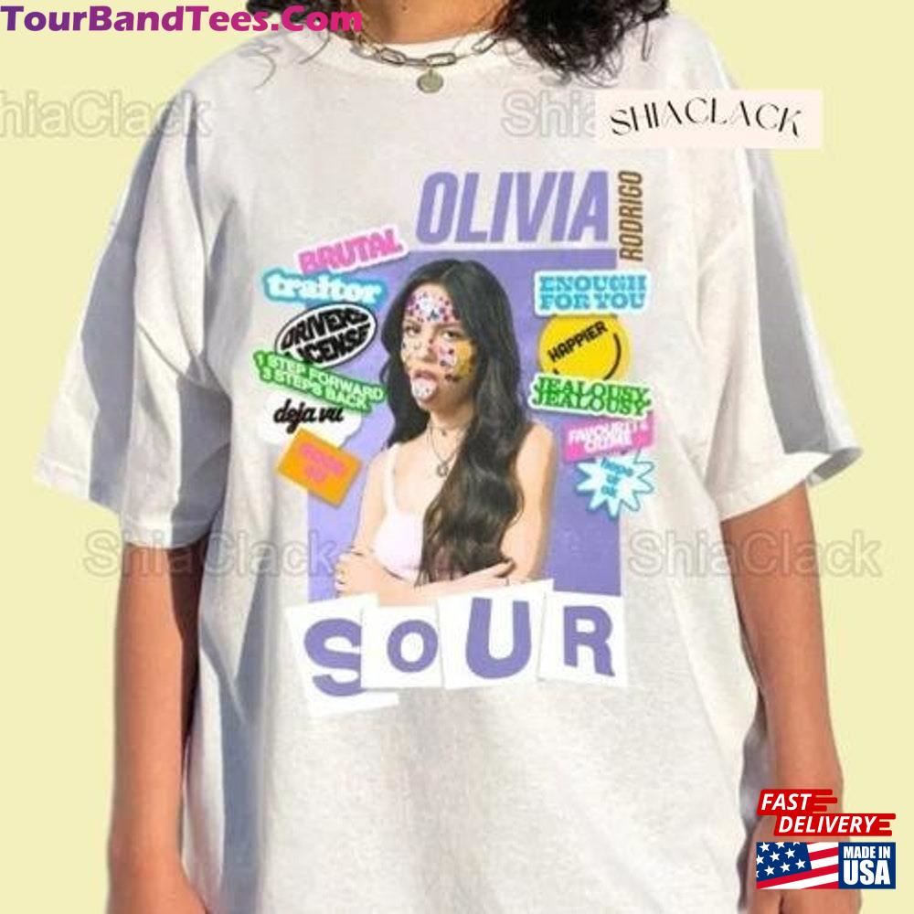 Olivia Rodrigo Guts Tour Shirt The World Sour Album T-Shirt Classic 29Uf097665 – Utopia Fashion