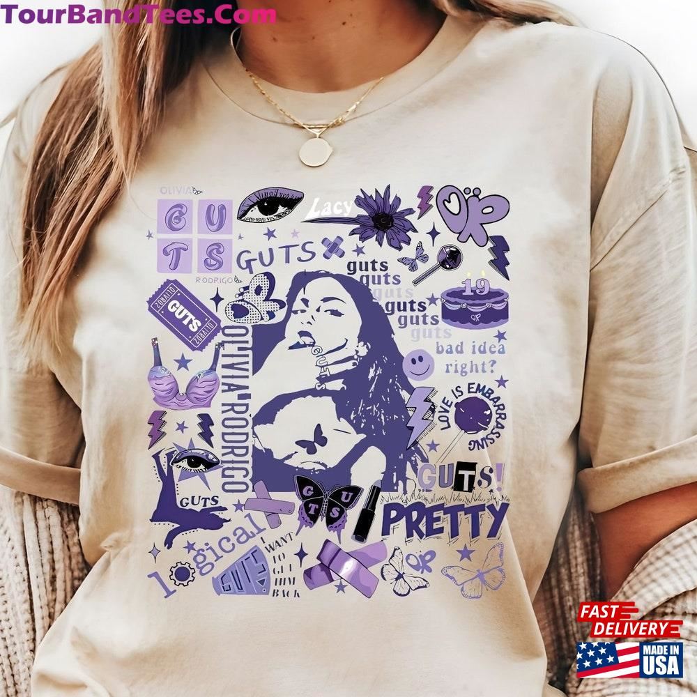 Olivia Rodrigo Guts Tour Shirt The World T-Shirt Classic Hoodie 29Uf096357 – Utopia Fashion