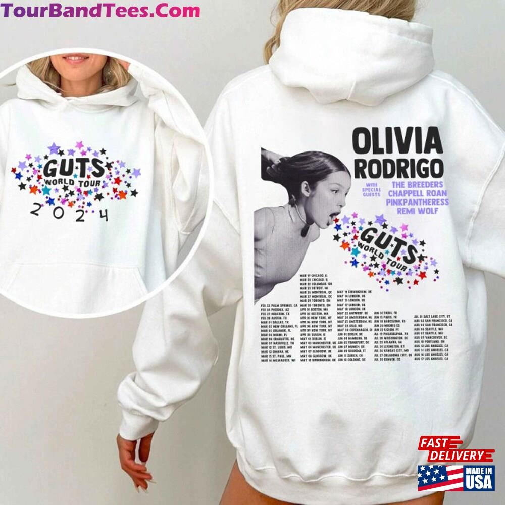 Olivia Rodrigo Guts Tour Shirt The World T-Shirt Hoodie 29Uf092598 – Utopia Fashion