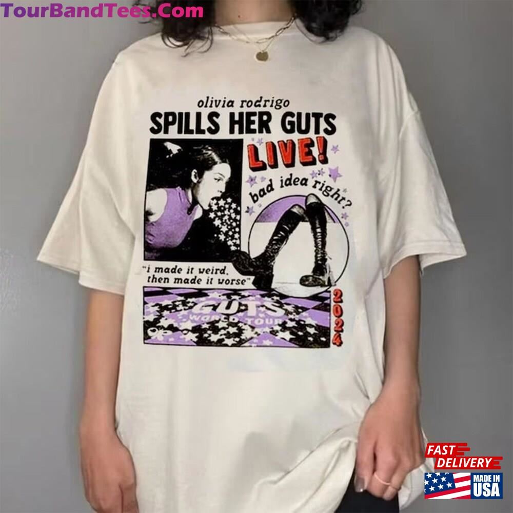 Olivia Rodrigo Guts Tour Shirt The World Unisex Classic 29Uf111652 – Utopia Fashion