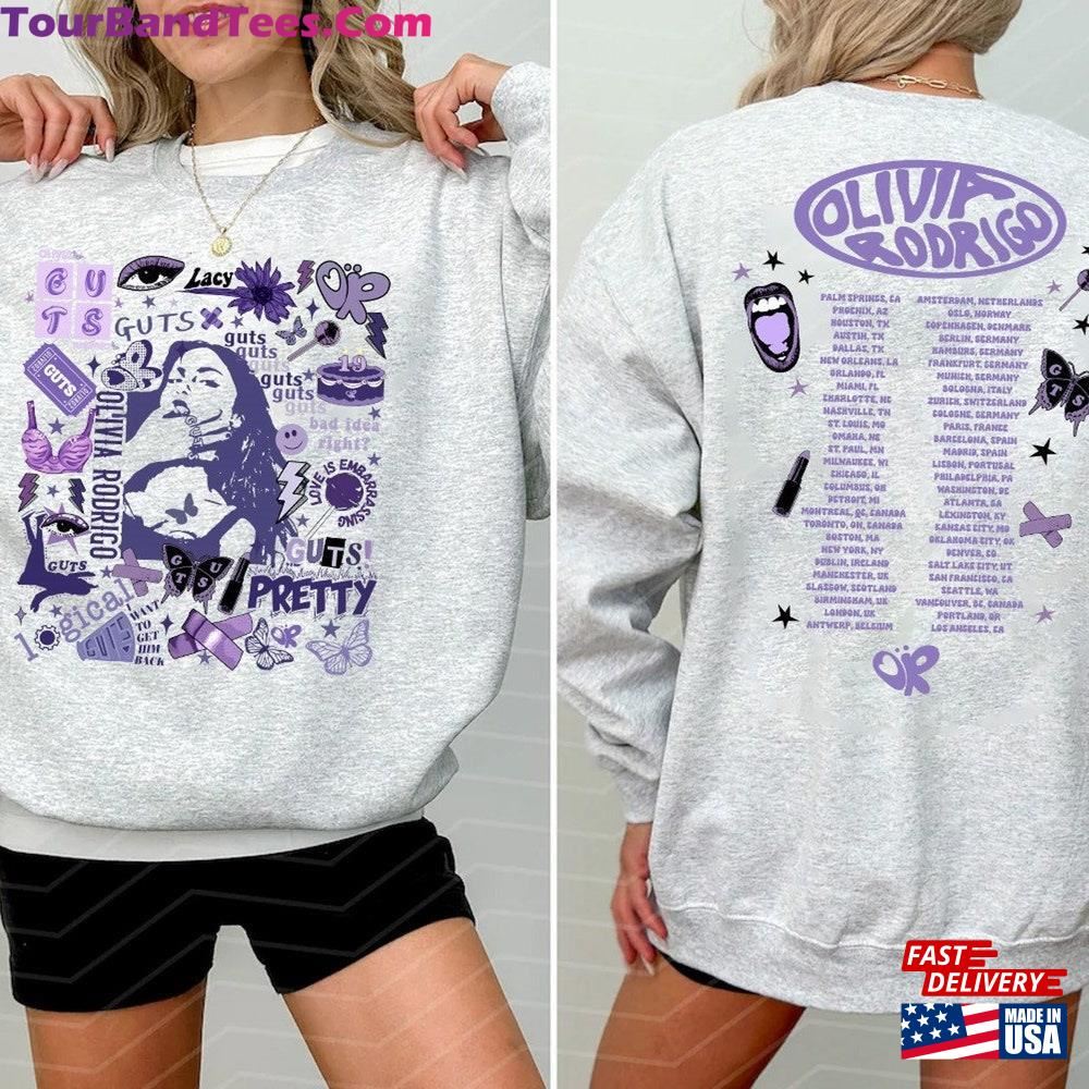 Olivia Rodrigo Guts Tour Sweatshirt The World Shirt T-Shirt Unisex 29Uf096640 – Utopia Fashion