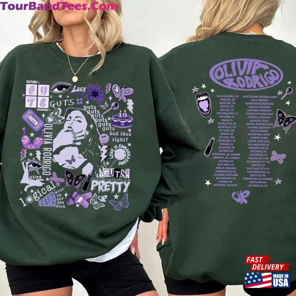 Olivia Rodrigo Guts Tour Sweatshirt The World Shirt T-Shirt Unisex 29Uf096640 – Utopia Fashion