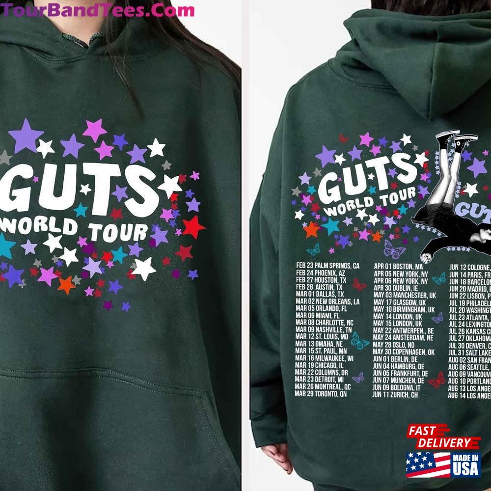 Olivia Rodrigo Guts Tour Sweatshirt Hoodie Concert Shirt 29Uf092361 – Utopia Fashion