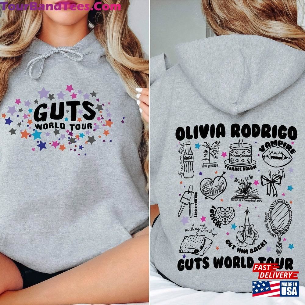 Olivia Rodrigo Guts World Tour Hoodie Fans Tee Merch T-Shirt Sweatshirt 29Uf096706 – Utopia Fashion