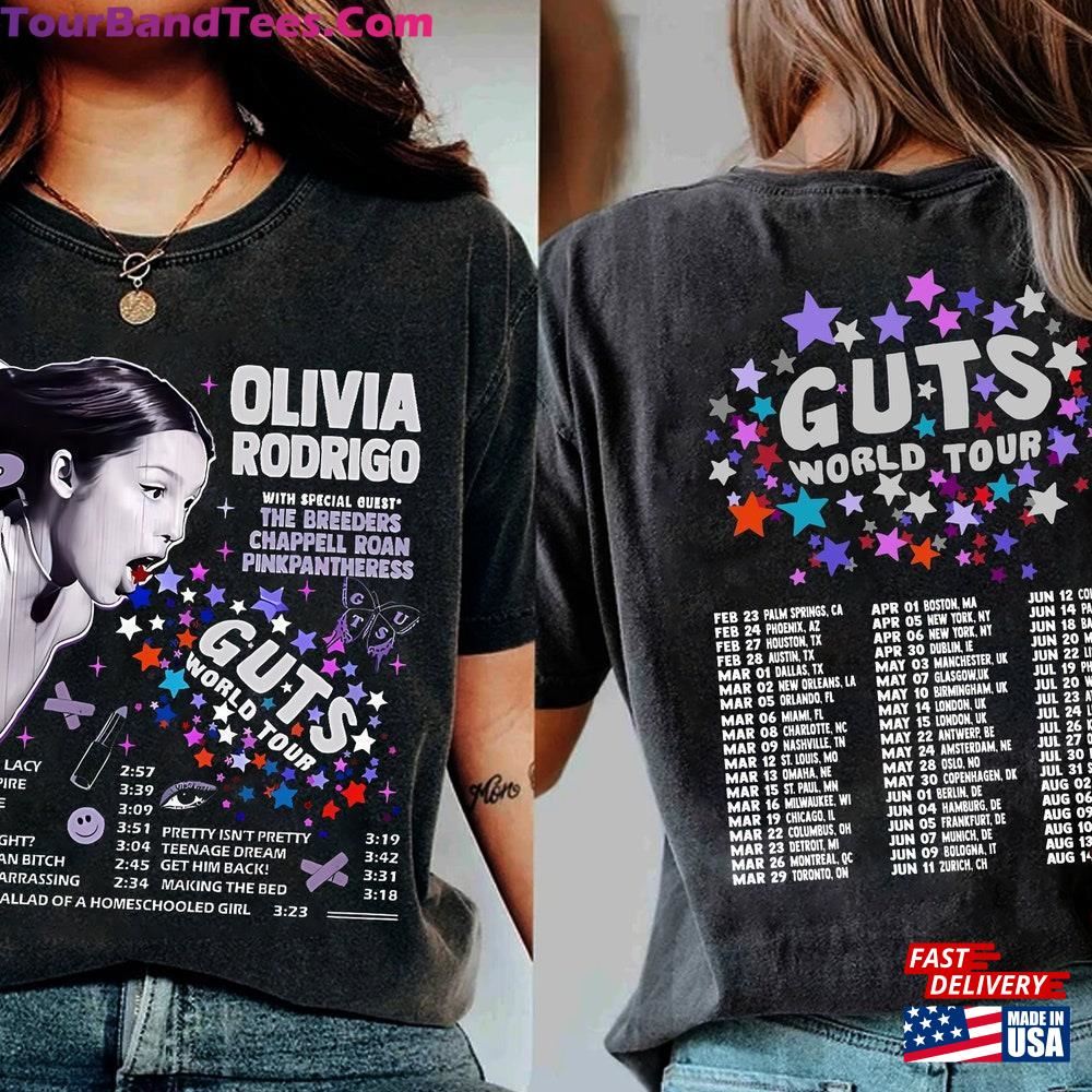 Olivia Rodrigo Guts World Tour Shirt Concert Classic T-Shirt 29Uf092083 – Utopia Fashion